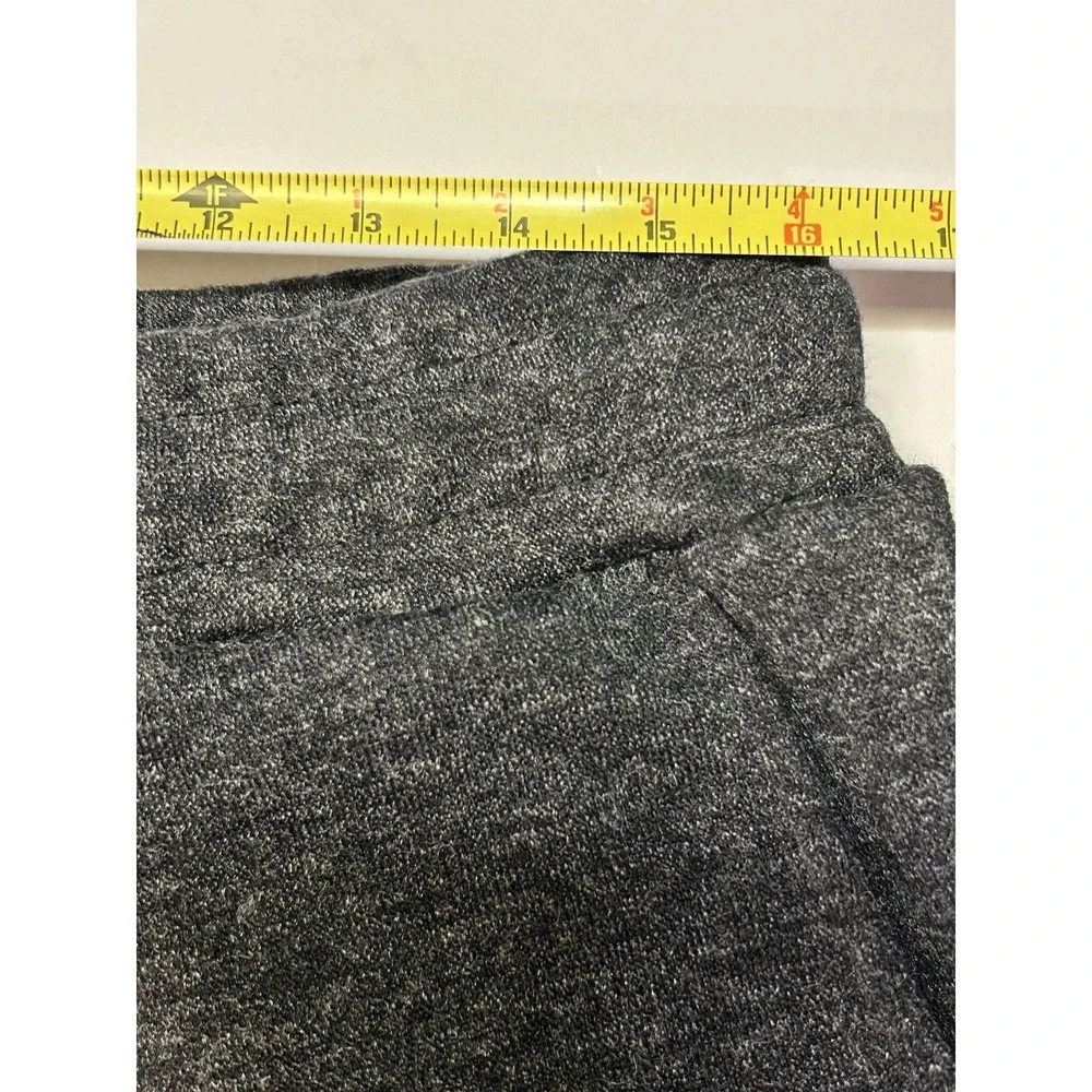 J.Come Mens Charcoal Gray Heathered Knit Drawstring Sweat Shorts Size‎ Large